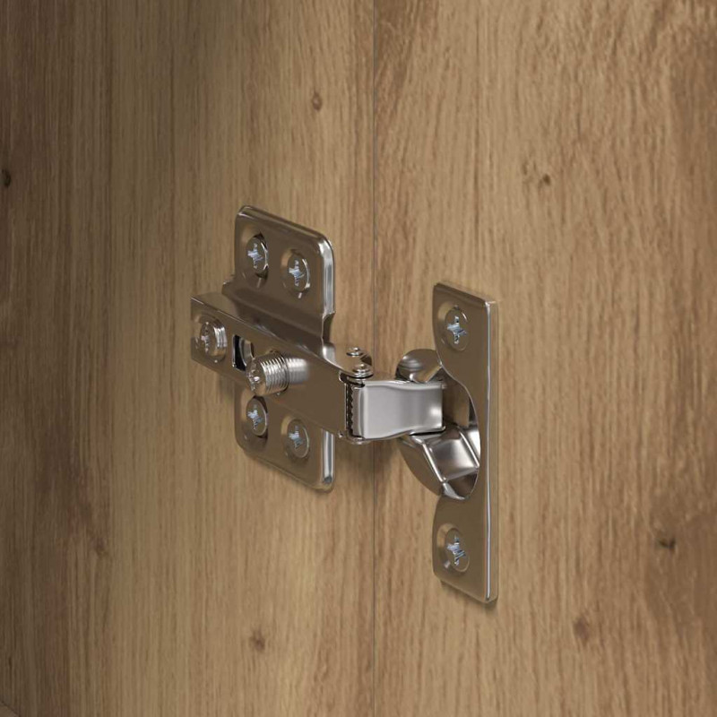 Szafki ścienne 2 pcs Dąb rzemieślniczy 69,5 x 34 x 90 cm