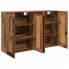 Szafka wisząca 2 pcs Stare drewno 69,5 x 34 x 90 cm