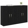 Szafka wisząca 2 pcs Czarny Dąb 69,5 x 34 x 90 cm