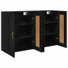 Szafka wisząca 2 pcs Czarny Dąb 69,5 x 34 x 90 cm
