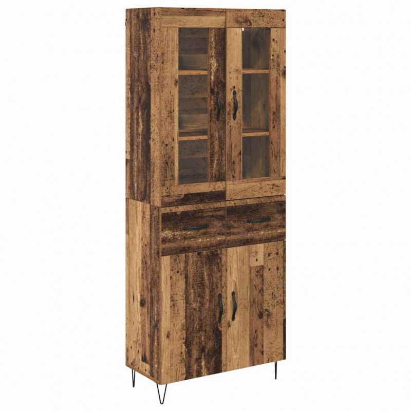 Highboard z szufladą Stare drewno 69,5 x 34 x 90 cm