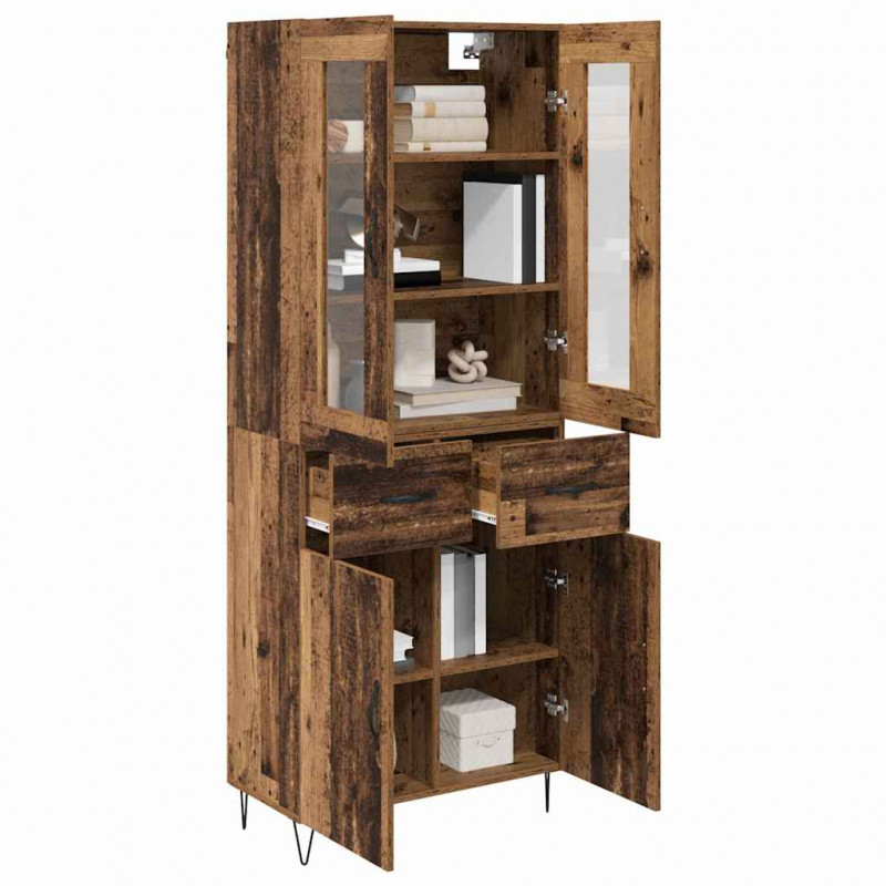 Highboard z szufladą Stare drewno 69,5 x 34 x 90 cm