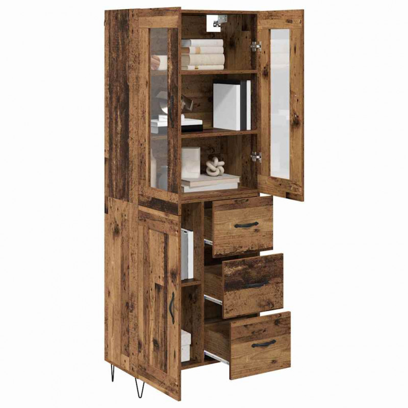 Highboard z szufladą Stare drewno 69,5 x 34 x 90 cm
