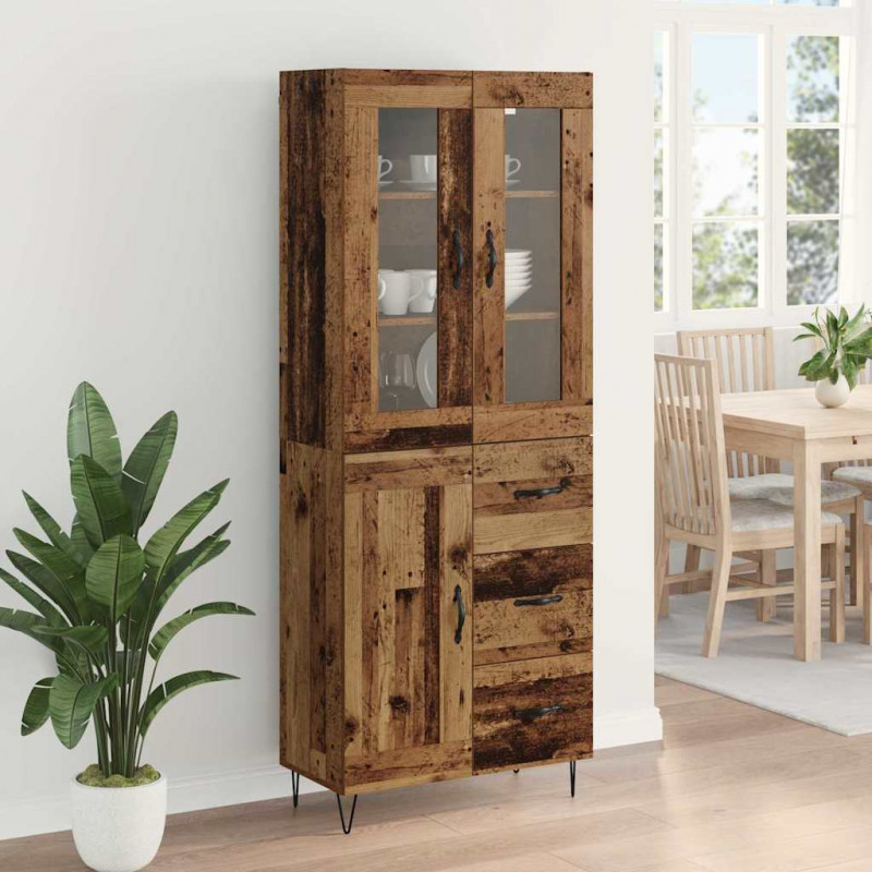 Highboard z szufladą Stare drewno 69,5 x 34 x 90 cm
