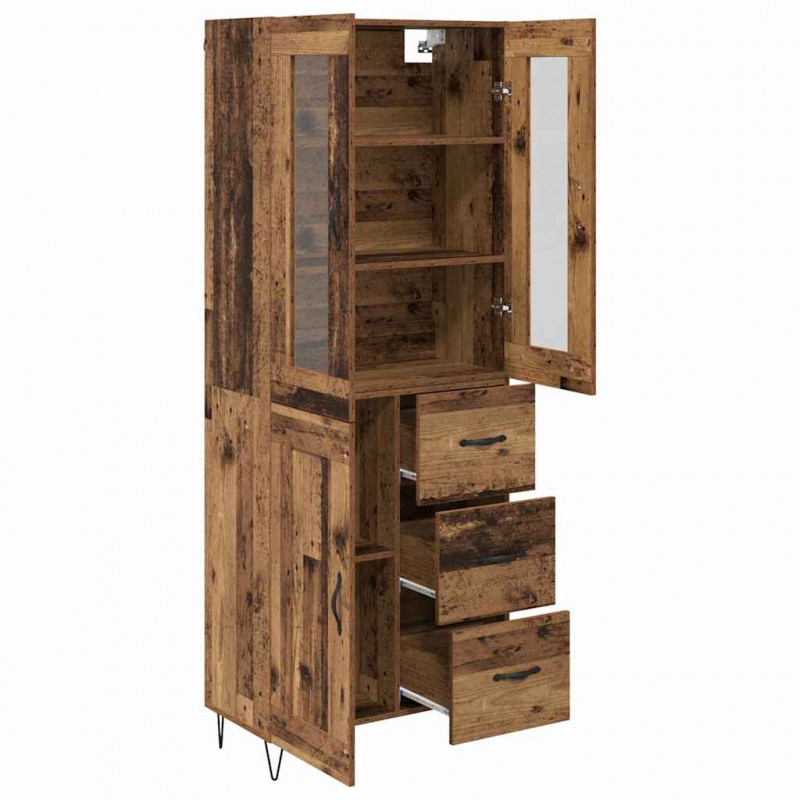 Highboard z szufladą Stare drewno 69,5 x 34 x 90 cm