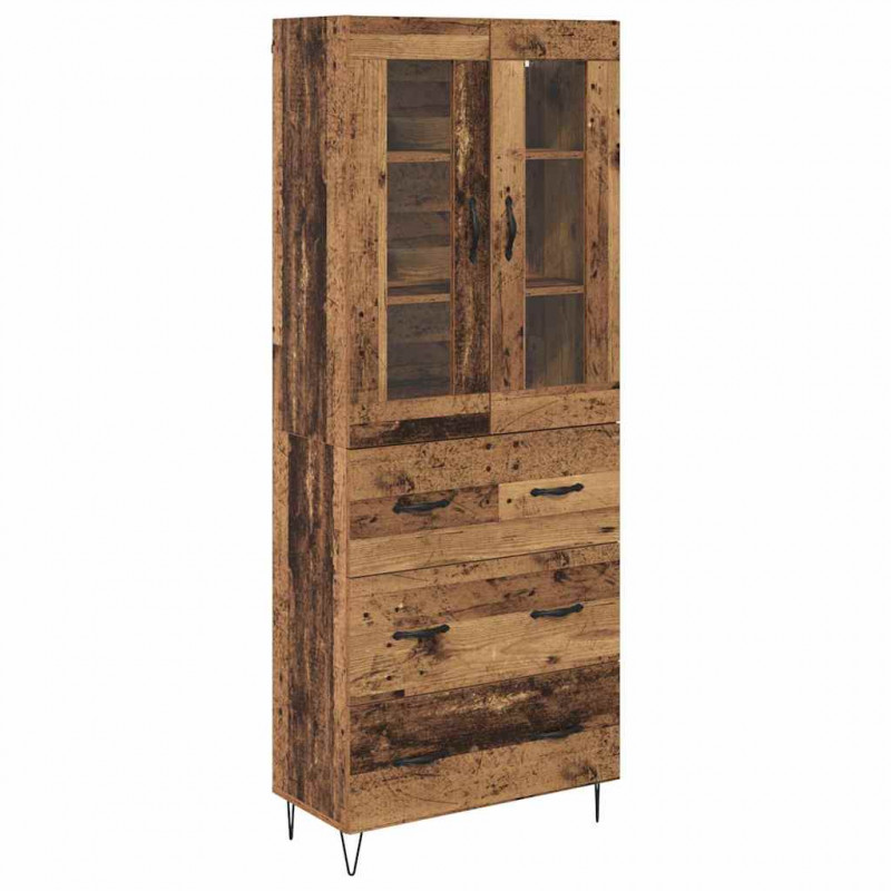Highboard z szufladą Stare drewno 69,5 x 34 x 90 cm