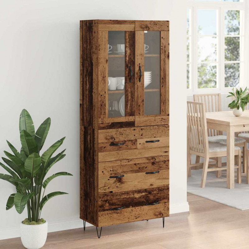 Highboard z szufladą Stare drewno 69,5 x 34 x 90 cm