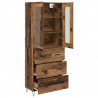 Highboard z szufladą Stare drewno 69,5 x 34 x 90 cm