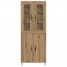 Highboard Dąb rzemieślniczy 69,5 x 34 x 180 cm