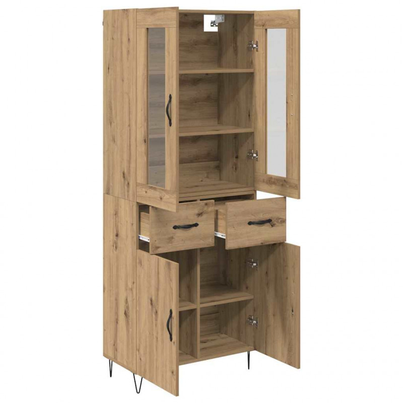 Highboard z szufladą Dąb rzemieślniczy 69,5 x 34 x 90 cm
