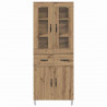 Highboard z szufladą Dąb rzemieślniczy 69,5 x 34 x 90 cm