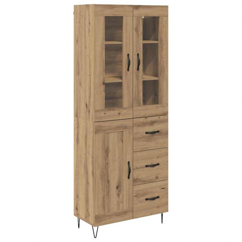 Highboard z szufladą Dąb rzemieślniczy 69,5 x 34 x 90 cm