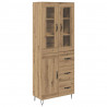 Highboard z szufladą Dąb rzemieślniczy 69,5 x 34 x 90 cm