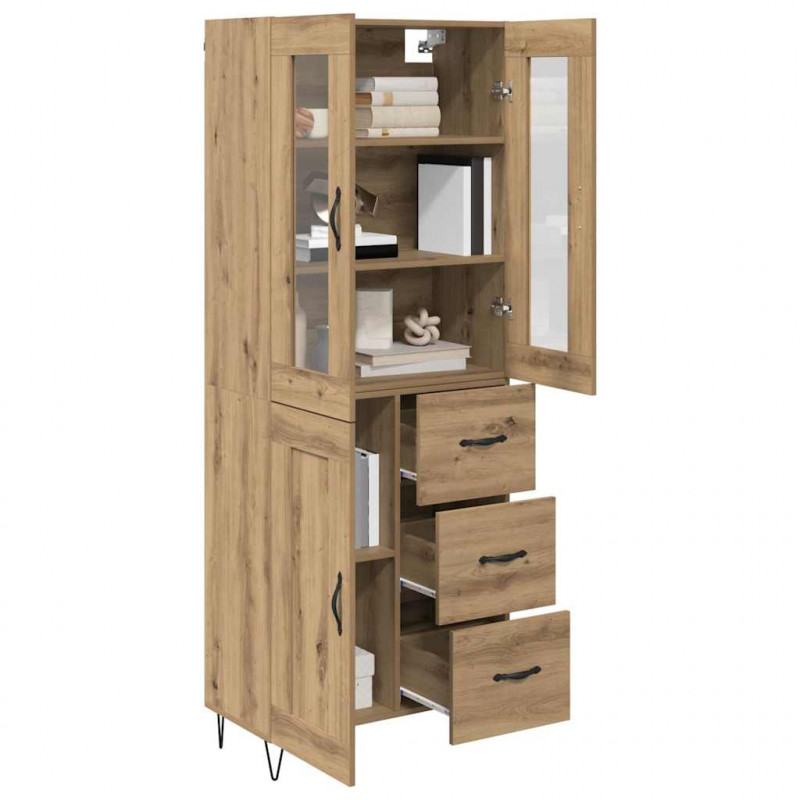 Highboard z szufladą Dąb rzemieślniczy 69,5 x 34 x 90 cm