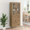 Highboard z szufladą Dąb rzemieślniczy 69,5 x 34 x 90 cm