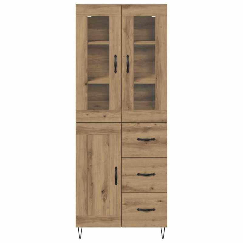 Highboard z szufladą Dąb rzemieślniczy 69,5 x 34 x 90 cm