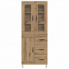 Highboard z szufladą Dąb rzemieślniczy 69,5 x 34 x 90 cm