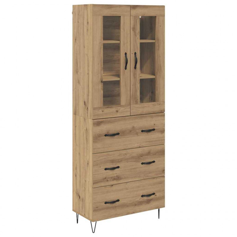 Highboard z szufladą Dąb rzemieślniczy 69,5 x 34 x 90 cm