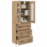 Highboard z szufladą Dąb rzemieślniczy 69,5 x 34 x 90 cm