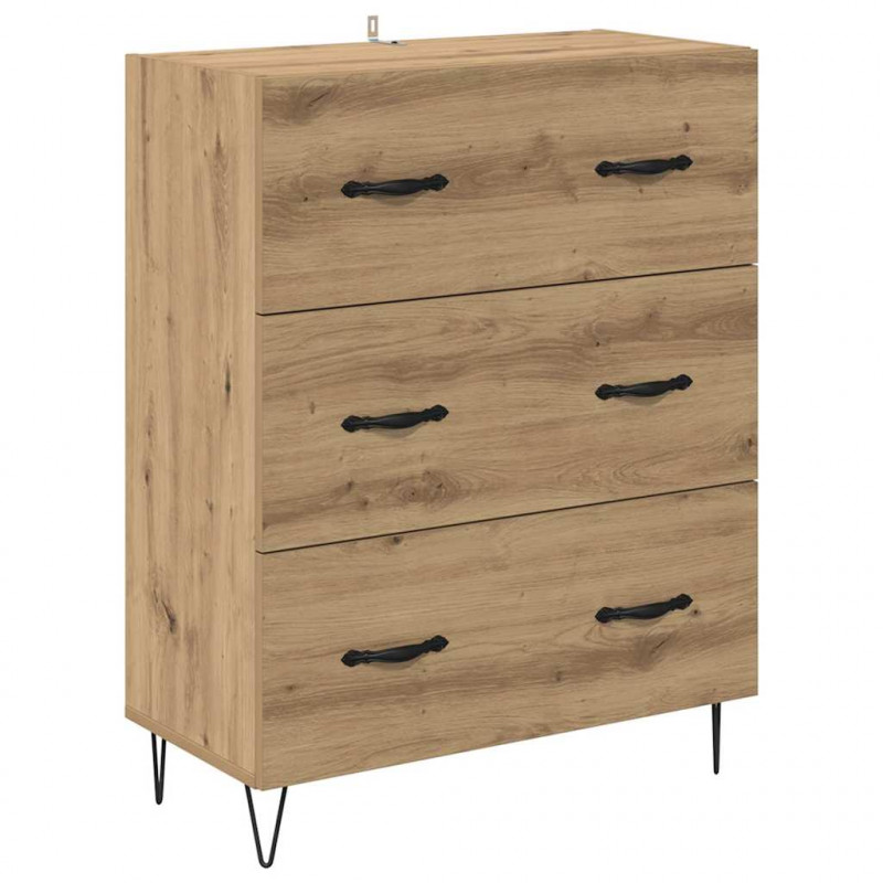 Highboard z szufladą Dąb rzemieślniczy 69,5 x 34 x 90 cm