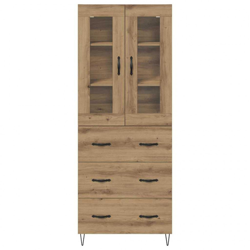 Highboard z szufladą Dąb rzemieślniczy 69,5 x 34 x 90 cm