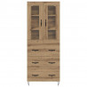 Highboard z szufladą Dąb rzemieślniczy 69,5 x 34 x 90 cm
