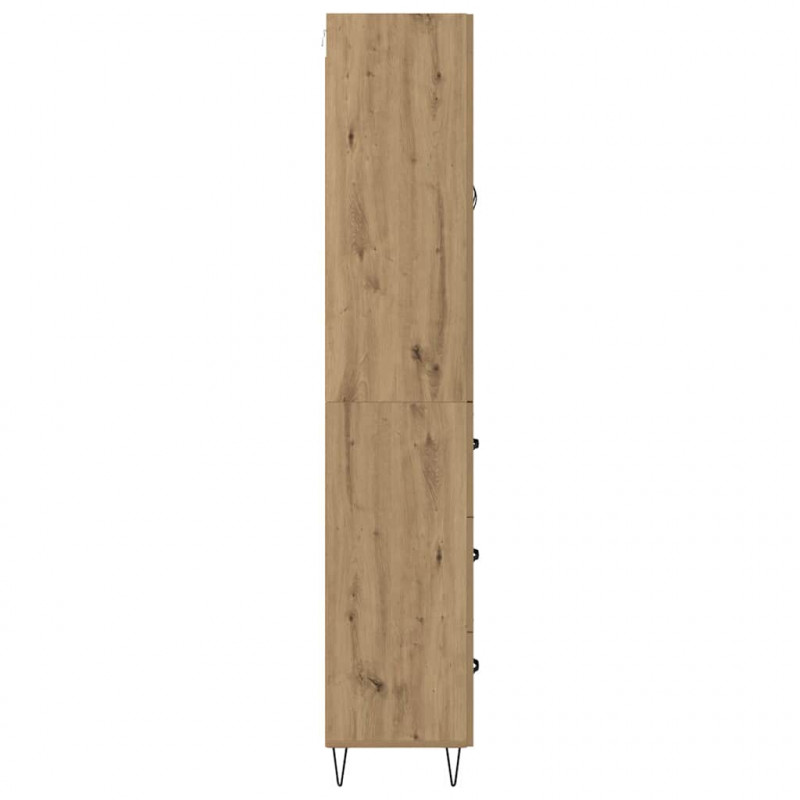 Highboard z szufladą Dąb rzemieślniczy 69,5 x 34 x 90 cm