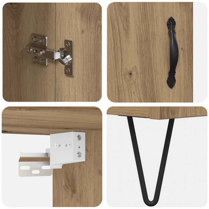 Highboard Dąb rzemieślniczy 69,5 x 34 x 90 cm