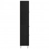 Highboard Czarny Dąb 69,5 x 34 x 90 cm Materiał drewnopochodny