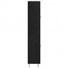 Highboard Czarny Dąb 69,5 x 34 x 90 cm Materiał drewnopochodny