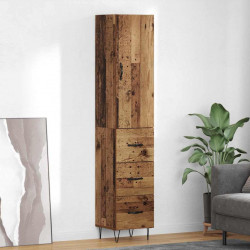 Highboard z szufladą Stare drewno 34,5 x 34 x 90 cm