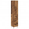Highboard z szufladą Stare drewno 34,5 x 34 x 90 cm