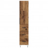 Highboard z szufladą Stare drewno 34,5 x 34 x 90 cm