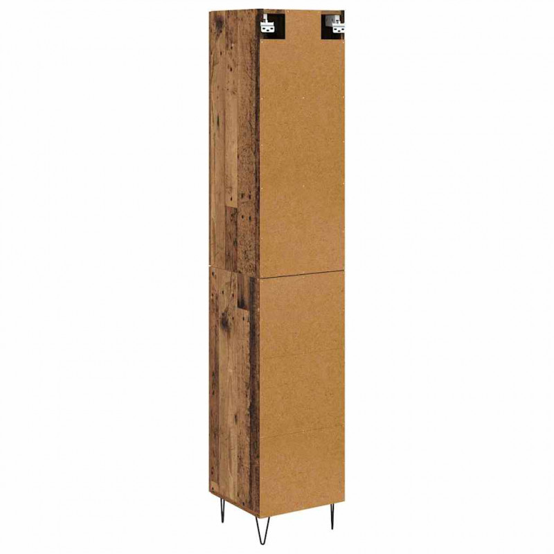 Highboard z szufladą Stare drewno 34,5 x 34 x 90 cm