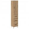 Highboard z szufladą Dąb rzemieślniczy 34,5 x 34 x 90 cm