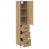 Highboard z szufladą Dąb rzemieślniczy 34,5 x 34 x 90 cm