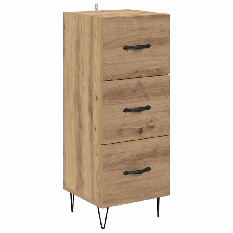 Highboard z szufladą Dąb rzemieślniczy 34,5 x 34 x 90 cm