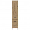 Highboard z szufladą Dąb rzemieślniczy 34,5 x 34 x 90 cm