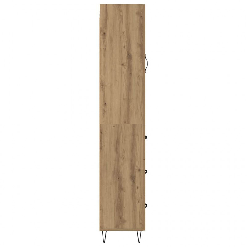 Highboard z szufladą Dąb rzemieślniczy 34,5 x 34 x 90 cm