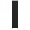 Highboard Czarny Dąb 34,5 x 34 x 90 cm Materiał drewnopochodny