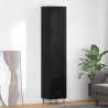 Highboard Czarny Dąb 34,5 x 34 x 90 cm Materiał drewnopochodny