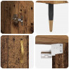 Highboard Stare drewno 69,5 x 34 x 90 cm