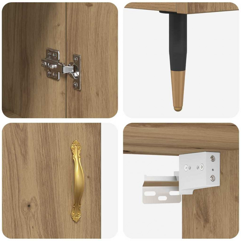 Highboard Dąb rzemieślniczy 69,5 x 34 x 90 cm