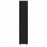 Highboard Czarny Dąb 69,5 x 34 x 90 cm Materiał drewnopochodny