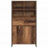 Bufet z szufladą 2 pcs Stare drewno 81 x 36 x 150.5 cm