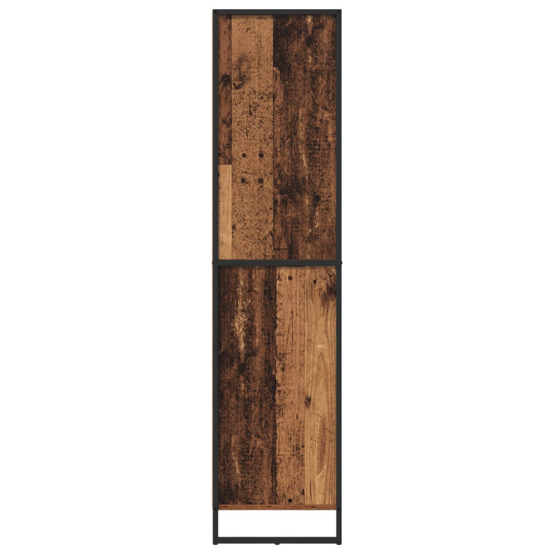 Bufet z szufladą 2 pcs Stare drewno 81 x 36 x 150.5 cm