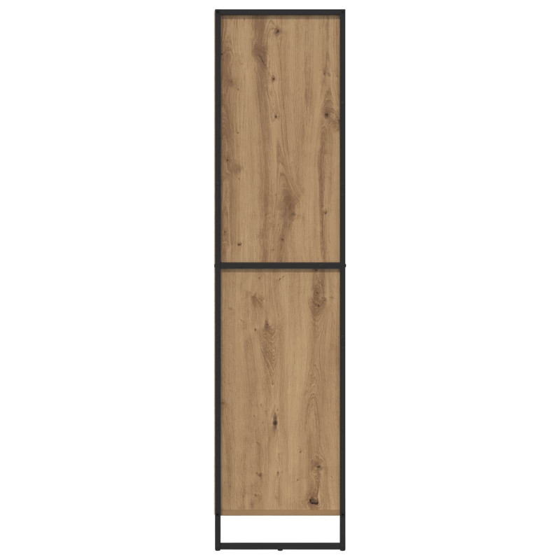 Bufet z szufladą 2 pcs Dąb rzemieślniczy 81 x 36 x 150.5 cm