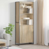 Wysokie szafki 2 pcs Sonoma 79 x 36 x 200 cm