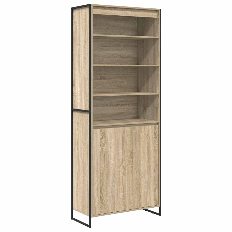 Wysokie szafki 2 pcs Sonoma 79 x 36 x 200 cm