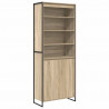 Wysokie szafki 2 pcs Sonoma 79 x 36 x 200 cm